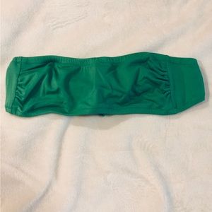 J Crew Bandeau Bathing Suit Tie Back Top